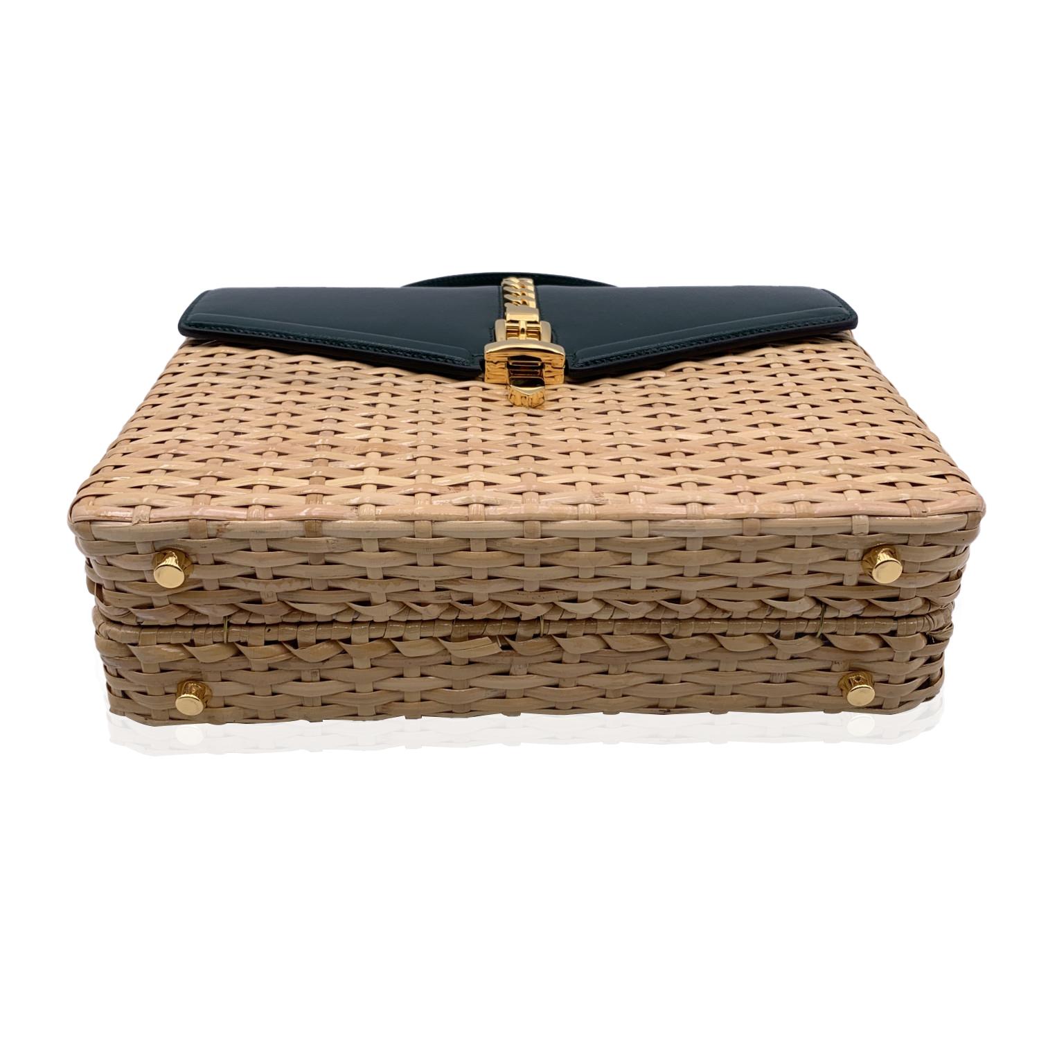 wicker gucci bag