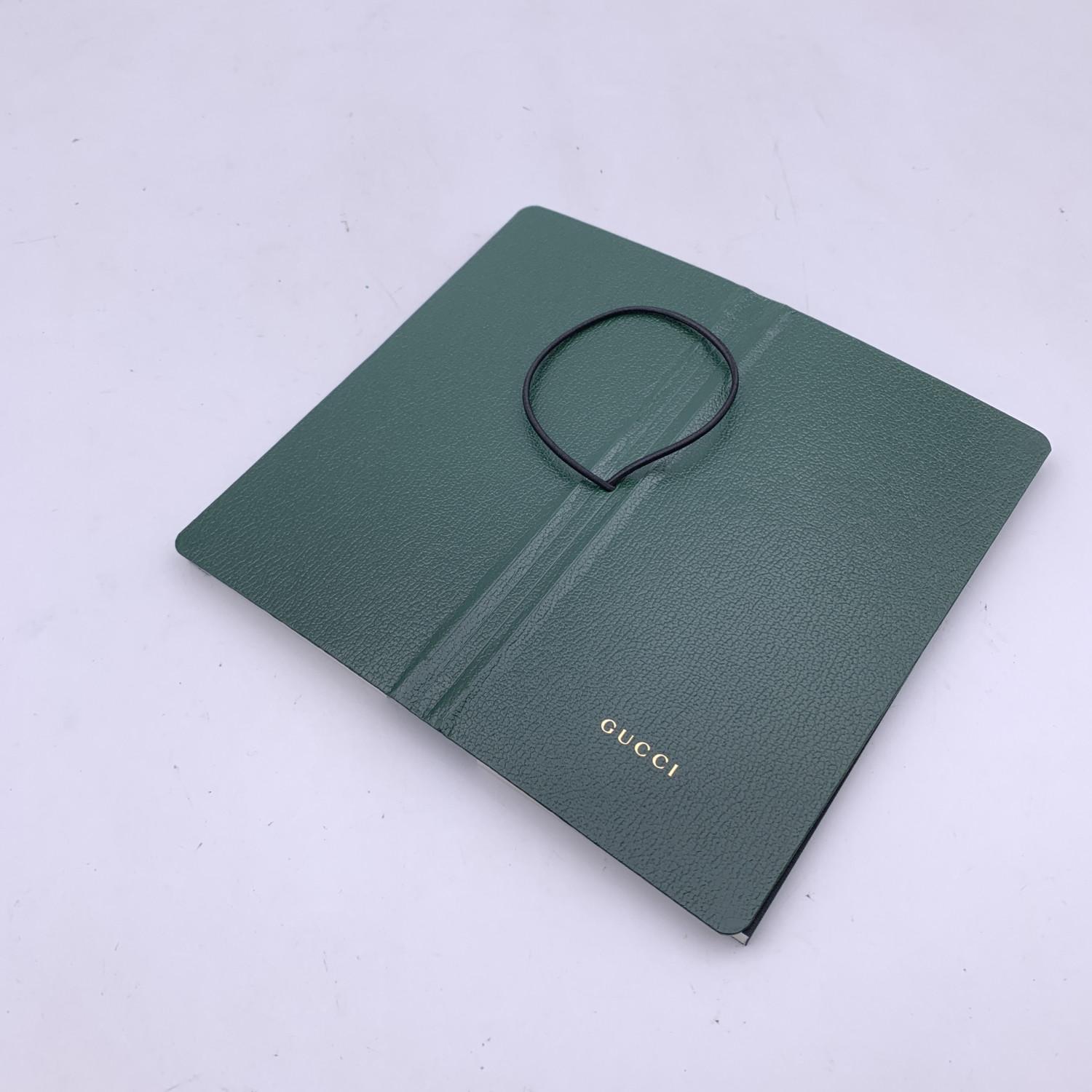Women's Gucci Green Notebook with Accordion Card Holder