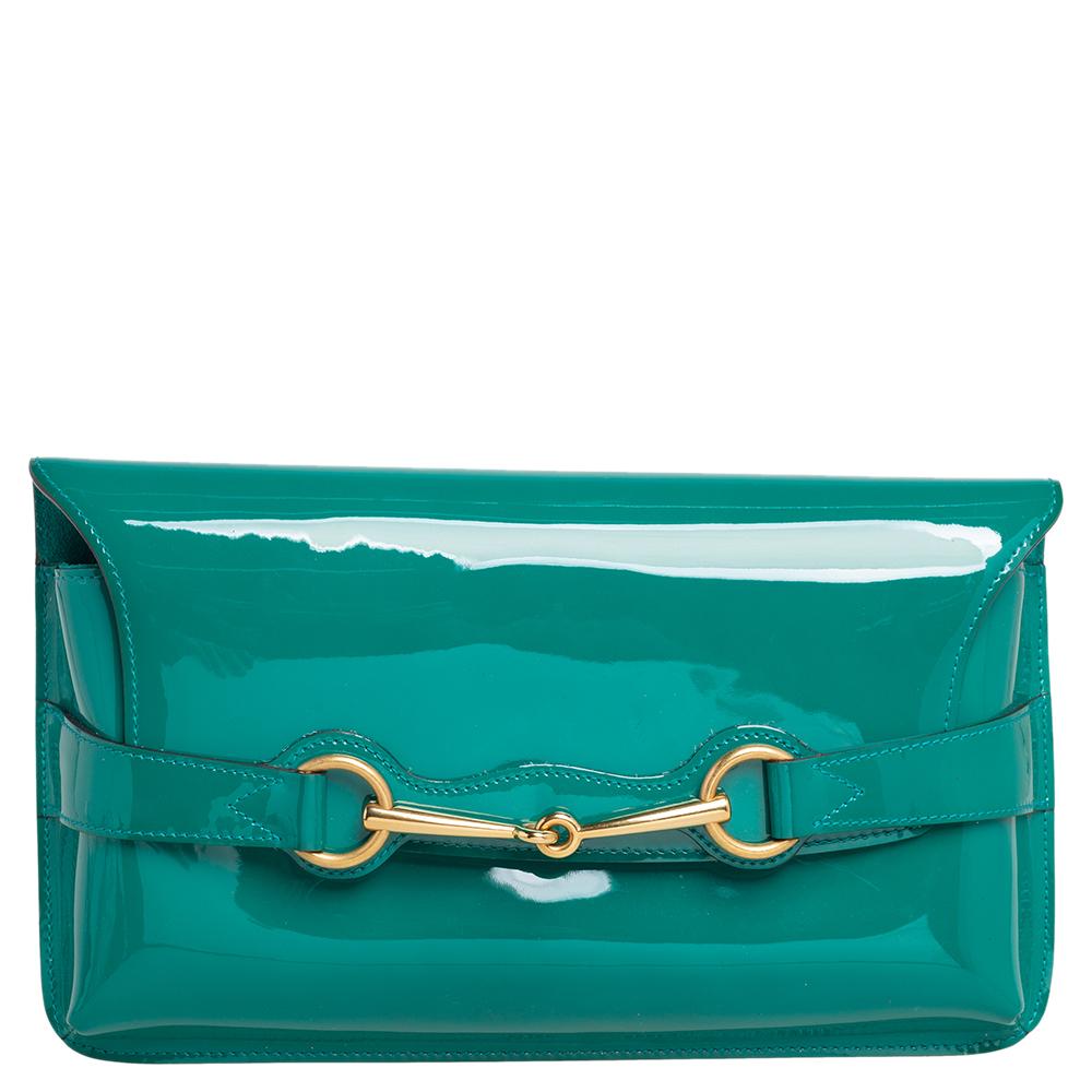 green gucci clutch