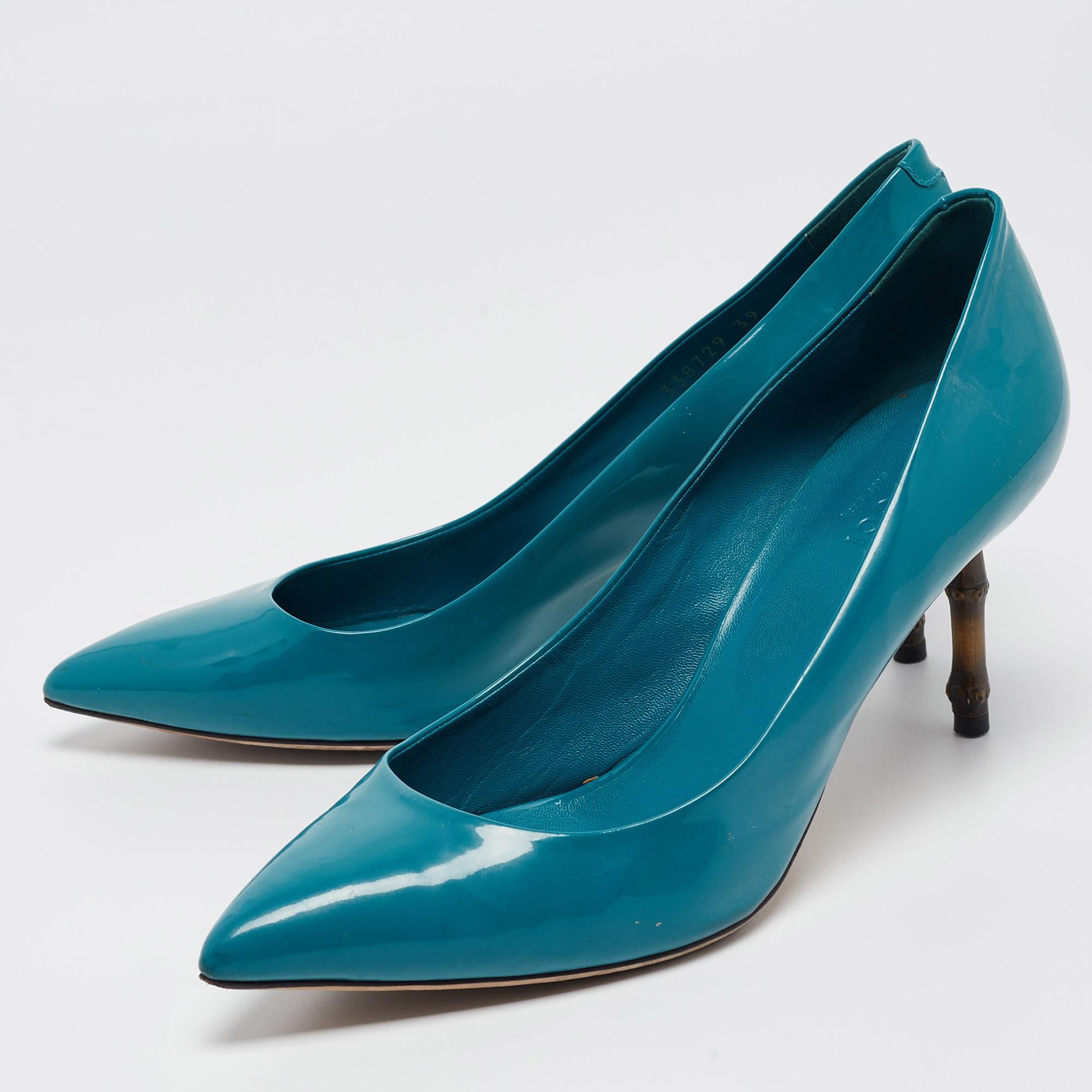 Make a chic style statement with these designer pumps. They showcase sturdy heels and durable soles, perfect for your fashionable outings!