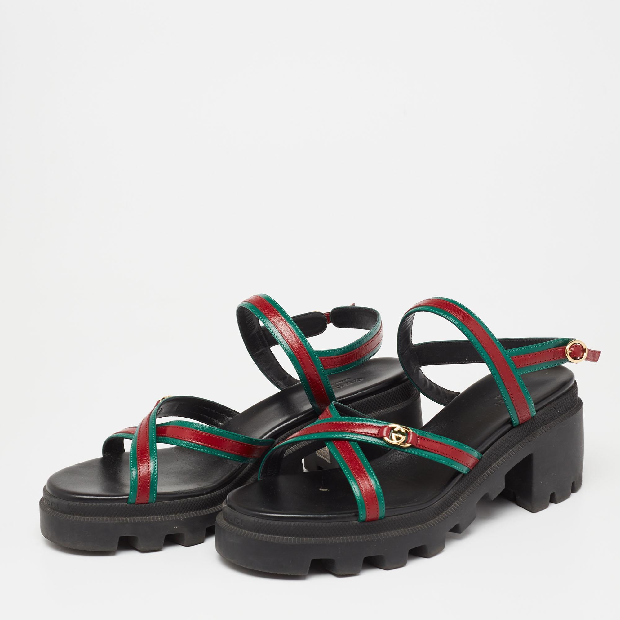 Sandals are a must-have for any season, but especially for the summer. This pair by Gucci is perfect for long summer days and eventful nights. An ideal daily wear companion, these sandals will help you nail the stylish look.