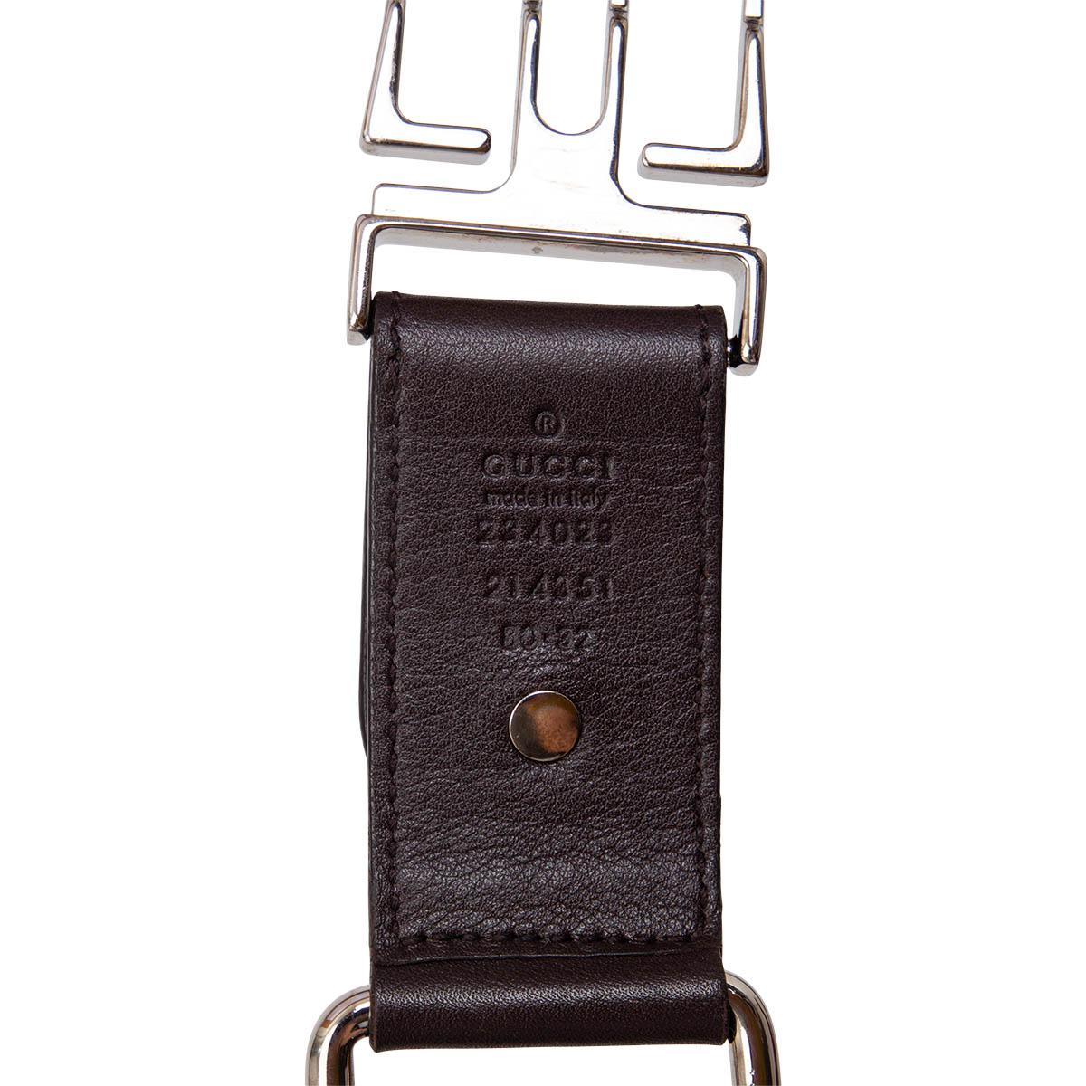 gucci stretch belt black