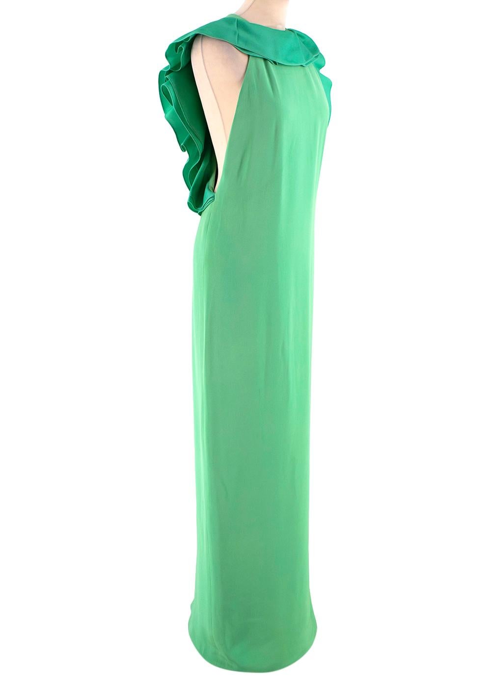 gucci green gown