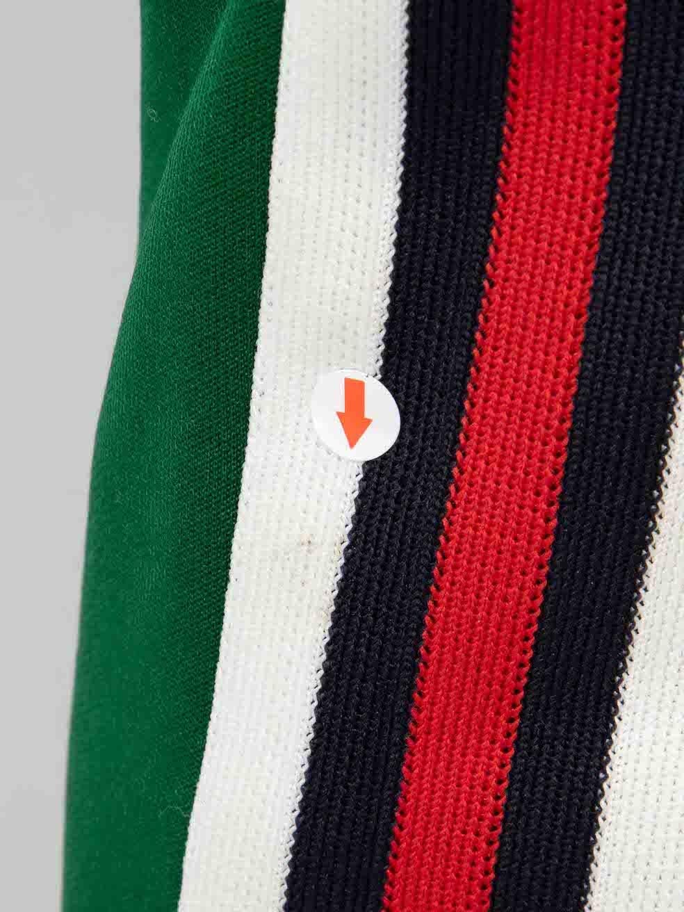 Gucci Green Side Stripe Slim Fit Trousers Size M For Sale 1