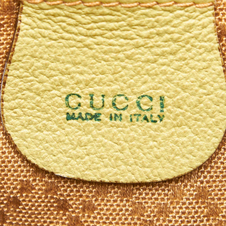 Gucci Green Suede Leather Bamboo Drawstring Backpack Italy For Sale at ...