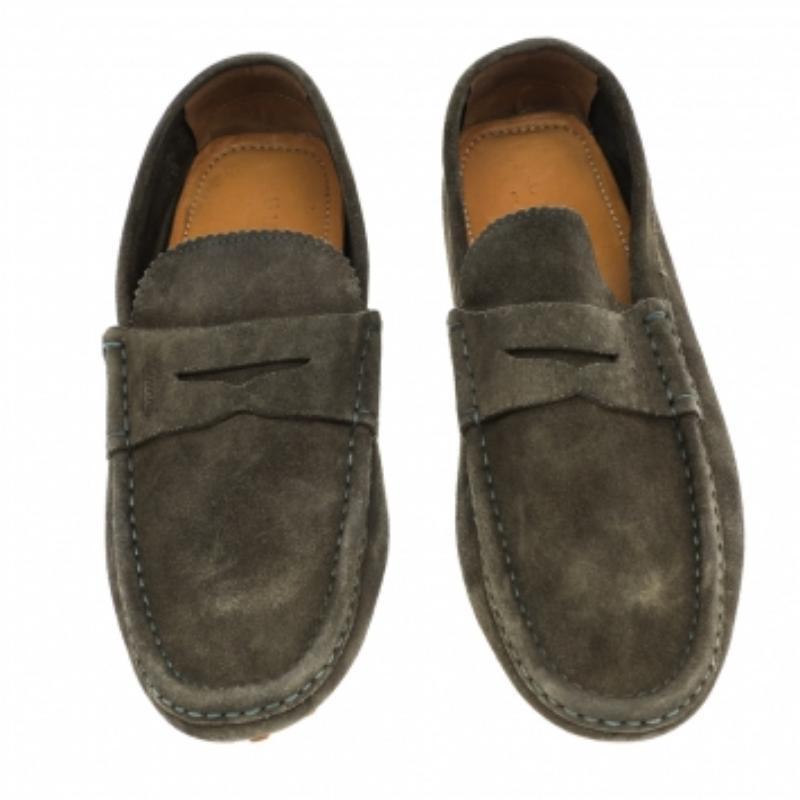 De los hombres Mocasines Slip On de Ante Verde Gucci Talla 41 en venta