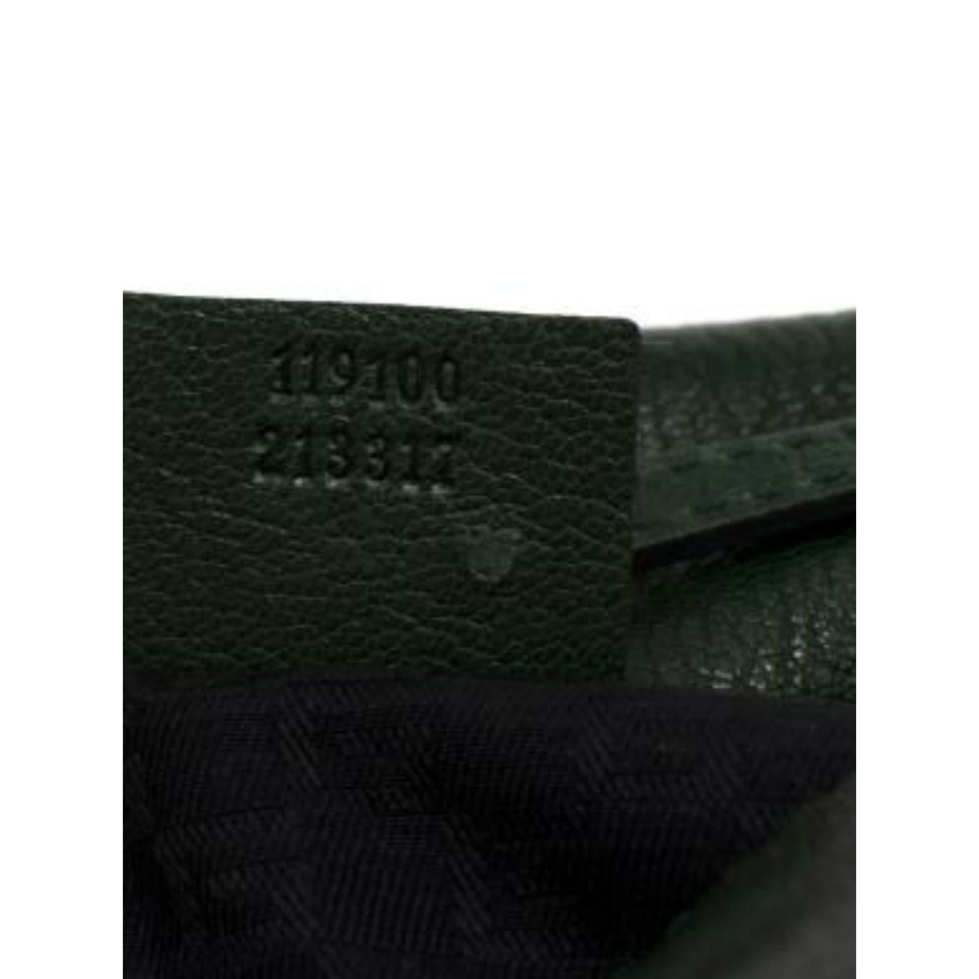 Gucci Green Vintage Blondie Leather Shoulder Bag For Sale 6