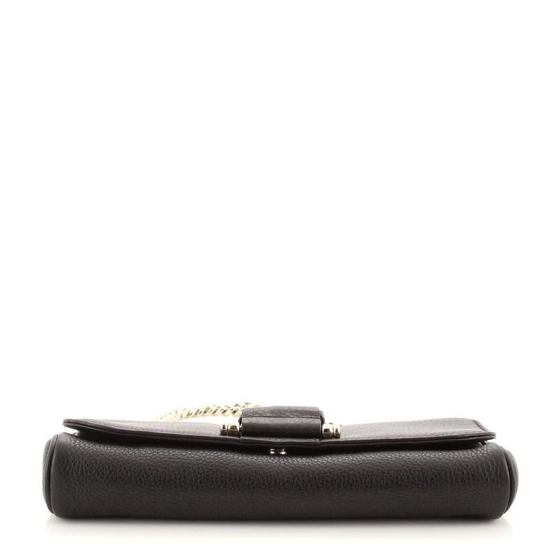 Gucci Greenwich Chain Shoulder Bag Leather In Good Condition In NY, NY