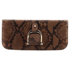 Gucci Greenwich Clutch Python and Leather