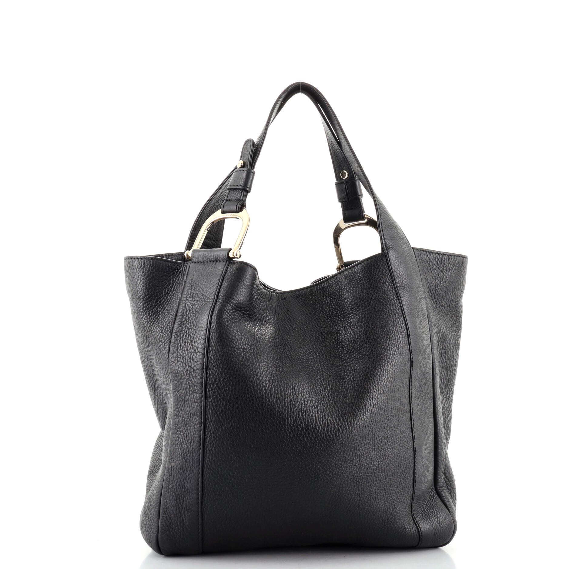 Gucci Greenwich Tragetasche aus Leder Medium im Zustand „Gut“ in NY, NY