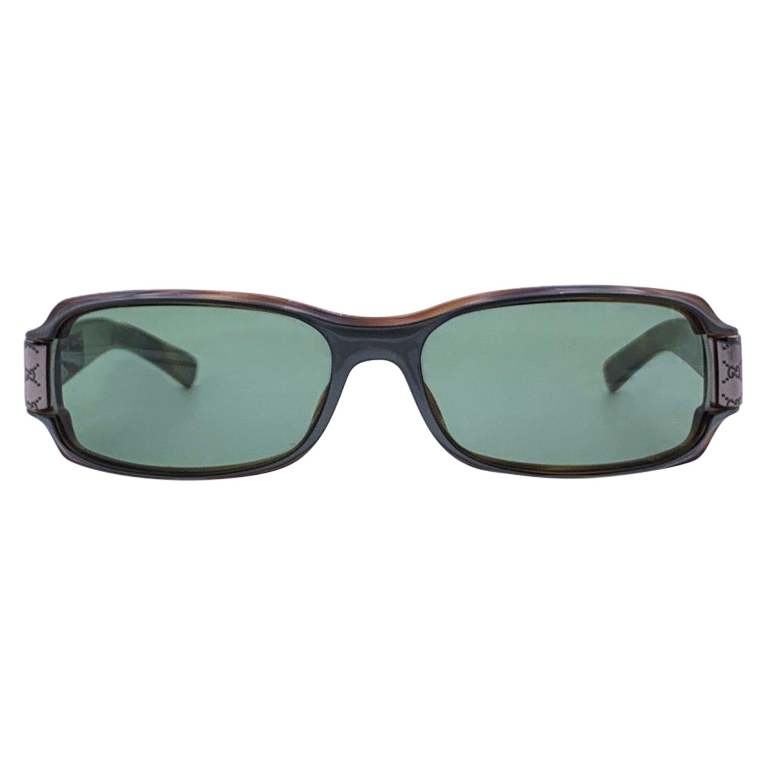 Gucci - Lunettes de soleil rectangulaires en acétate gris GG2548/S 53/15 130 mm