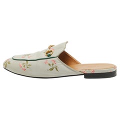 Gucci - Mules Princetown grises, taille 40,5