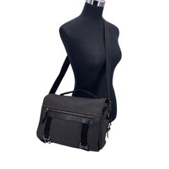 Gucci Grey Denim Canvas Unisex Crossbody Messenger Camera Bag