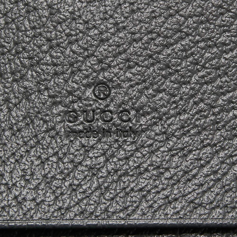 Gucci Grey GG Supreme Canvas and Leather Ophidia Business Card Holder 1