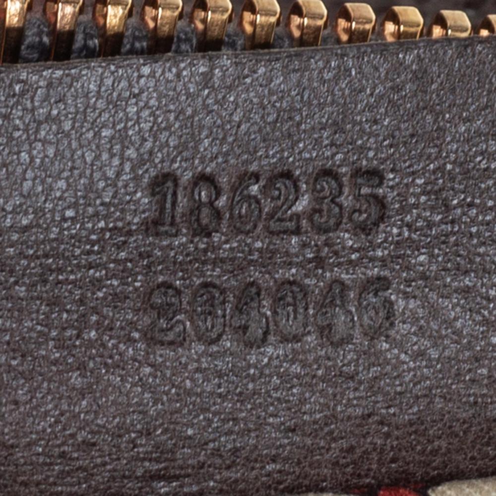 Gucci Grey Guccissima Leather Aviatrix Boston Bag 1