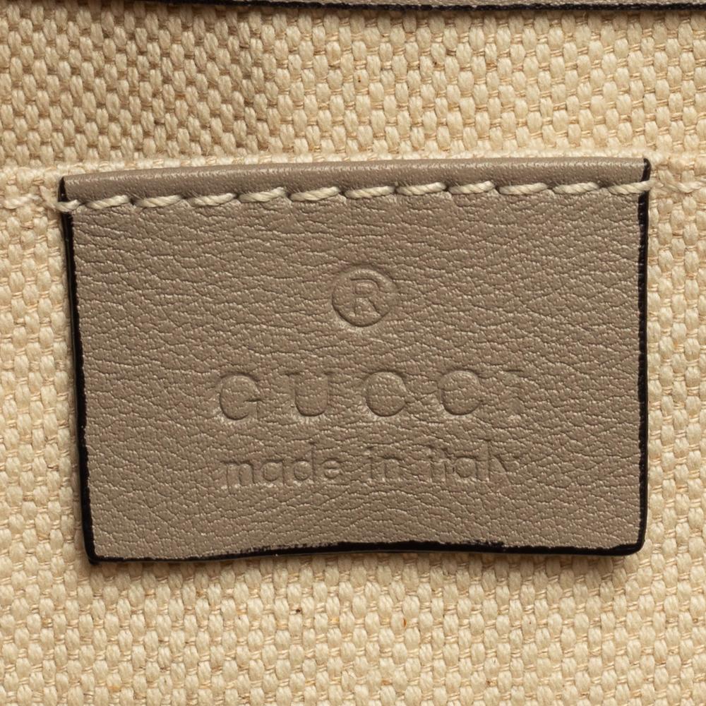 Gucci Grey Guccissima Leather Small Emily Chain Shoulder Bag 7