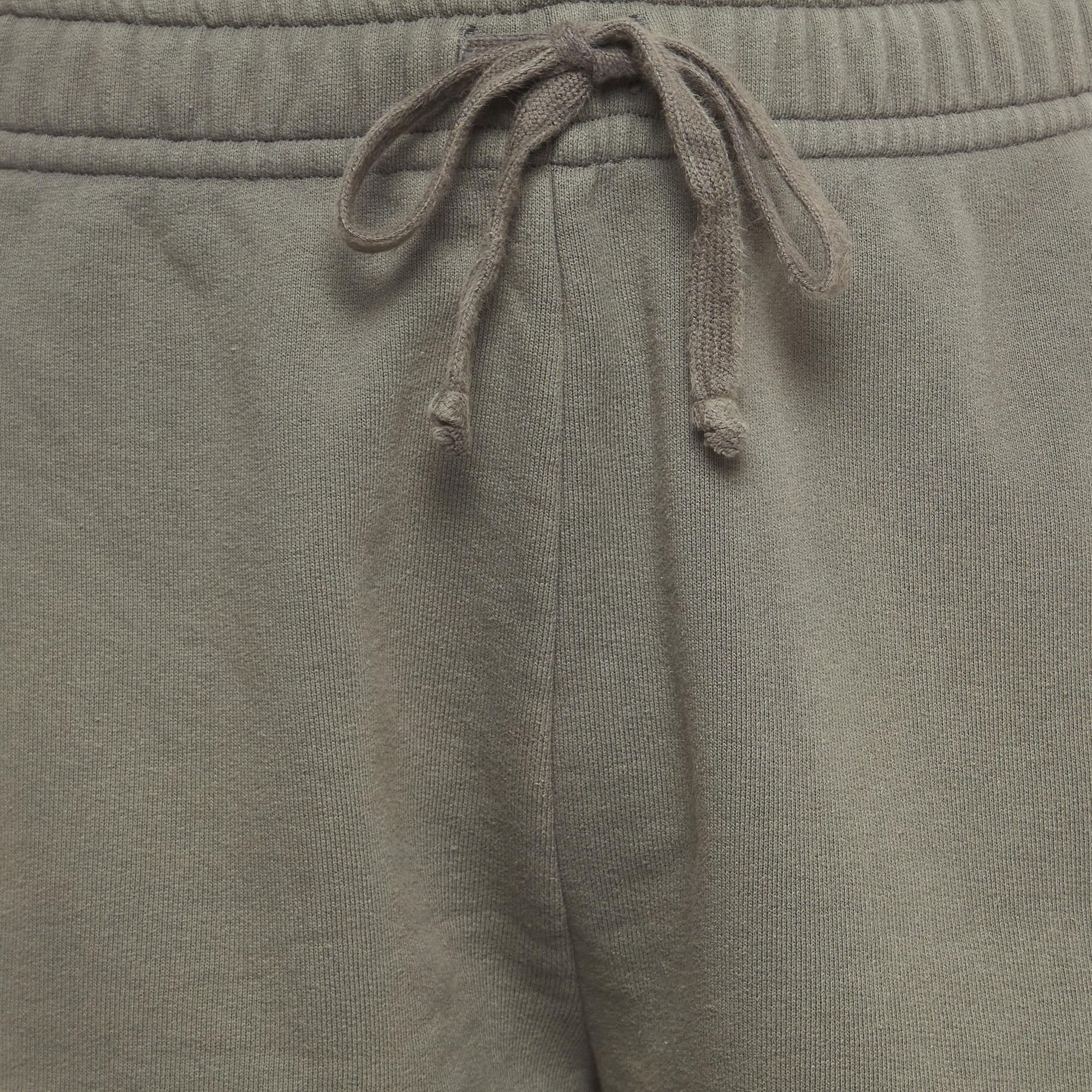 Gray Gucci Grey Jersey Logo Tape Detailed Drawstring Shorts M