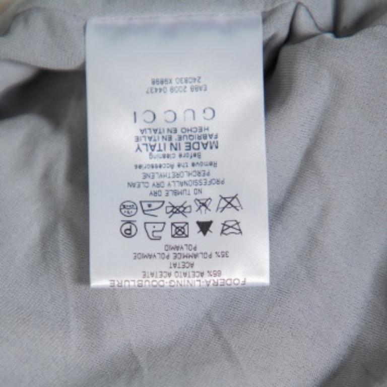 Gucci Grey Knit Leather Belt Detail Tank Top M For Sale 2