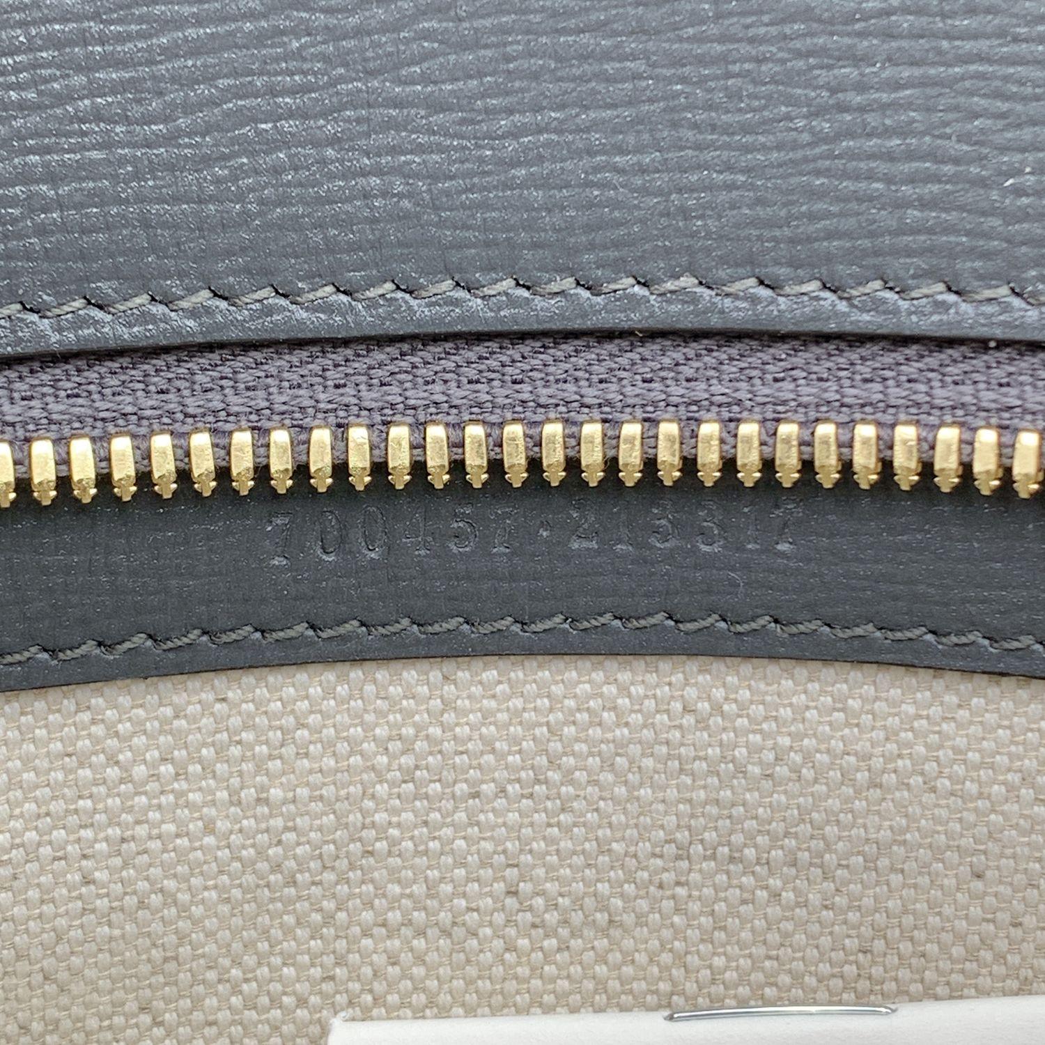Gucci Grey Leather Horsebit 1955 Unisex Box Shoulder Bag 3