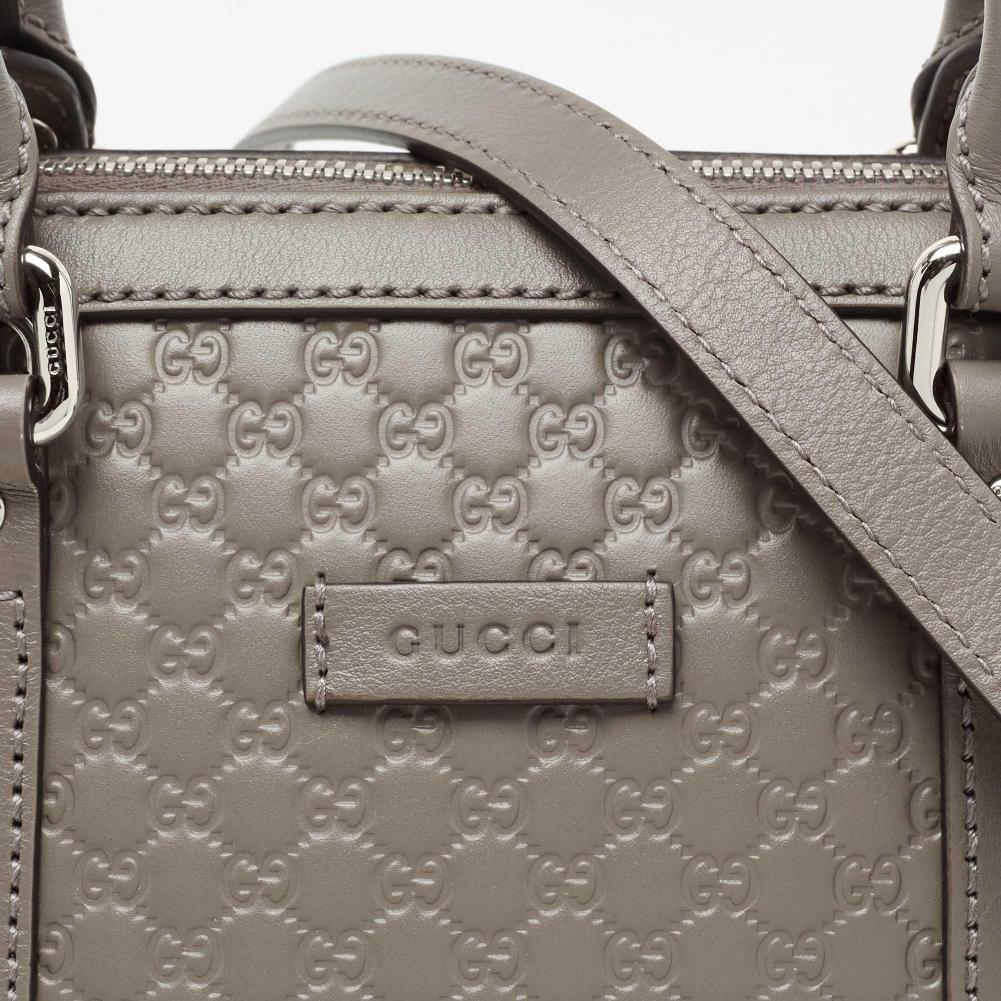 Gucci Grey Microguccissima Leather Mini Dome Bag 1