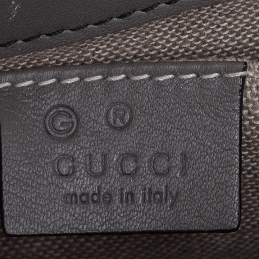 Gucci Grey Microguccissima Leather Mini Emily Chain Shoulder Bag 2
