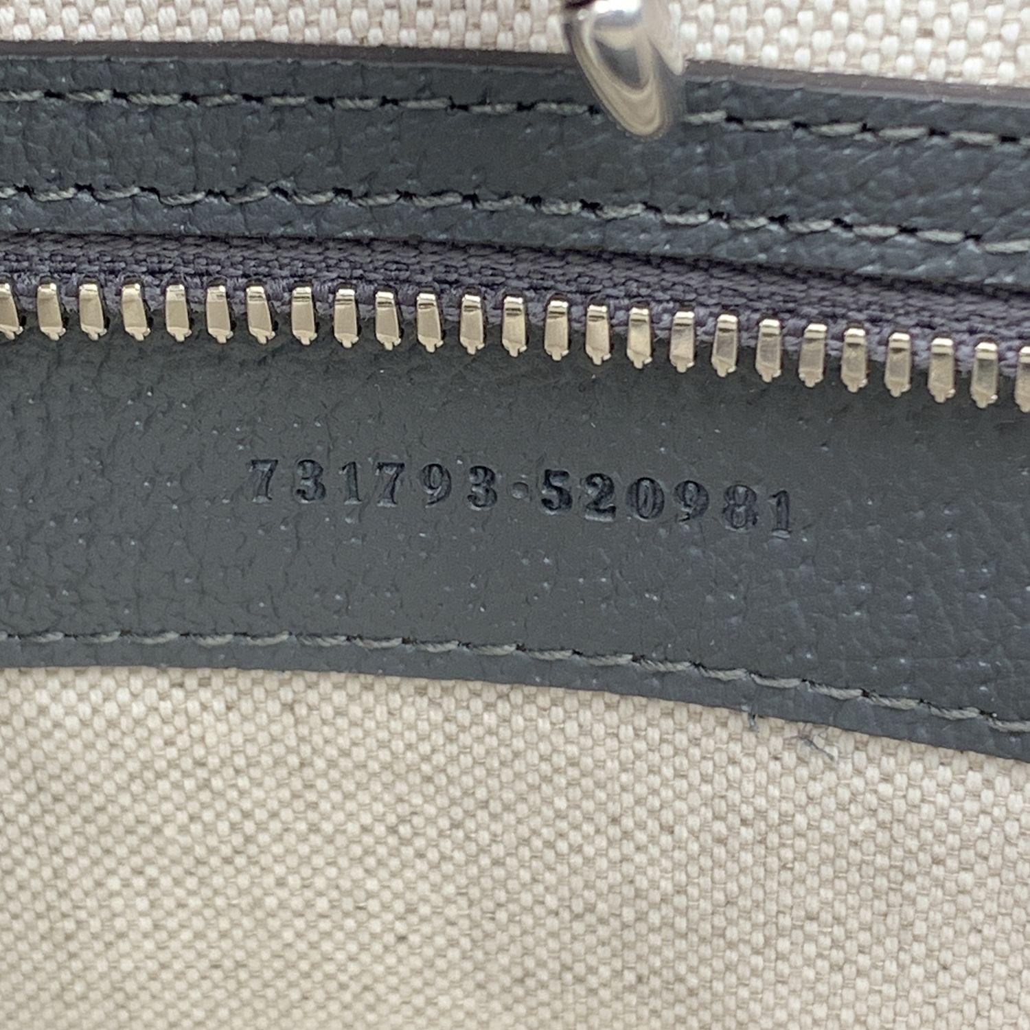 Gucci Grey Monogram Canvas Ophidia Medium Shopping Bag Tote 2