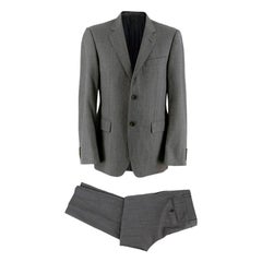 Gucci Grey Wool Single-Breasted 2-Piece Suit - Size Medium - 48 R