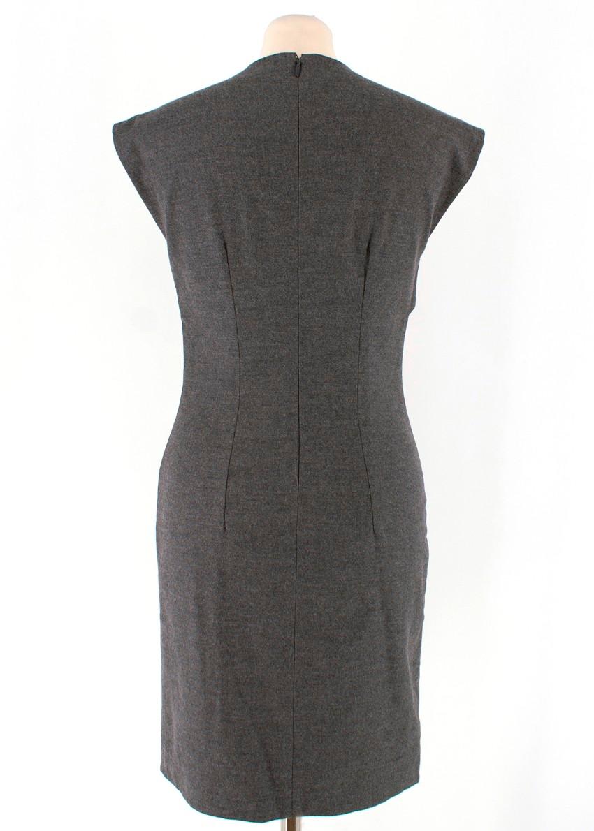 grey tailored dress