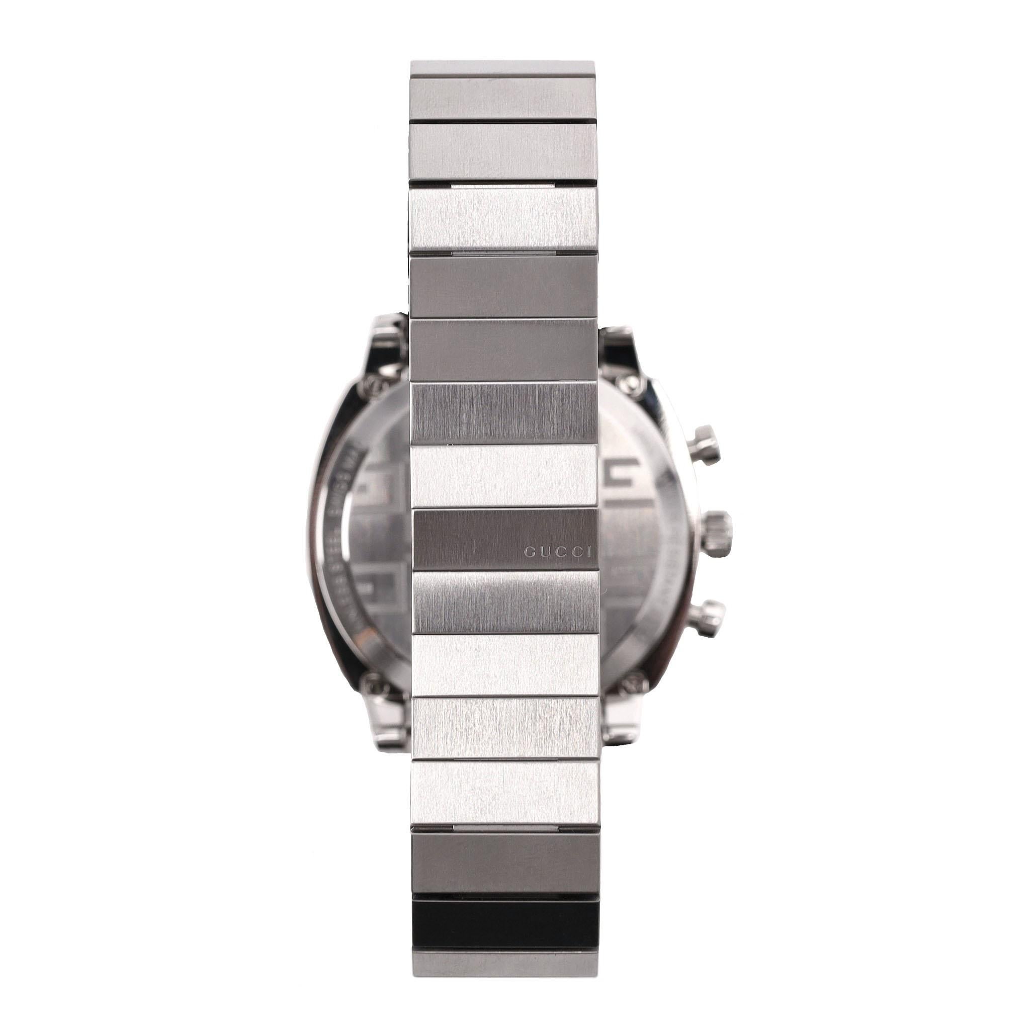 Gucci Grip Chronograph Stainless Steel Watch 40mm For Sale 1