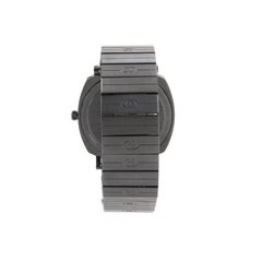 Gucci Grip Date Quarzuhr PVD-Edelstahl 38