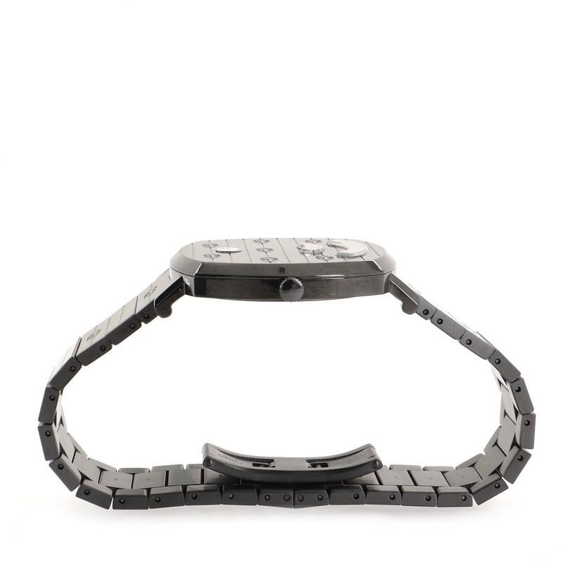 Gucci Grip Date Quartz Watch PVD Stainless Steel 38 1