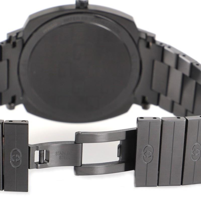 Gucci Grip Date Quartz Watch PVD Stainless Steel 38 2