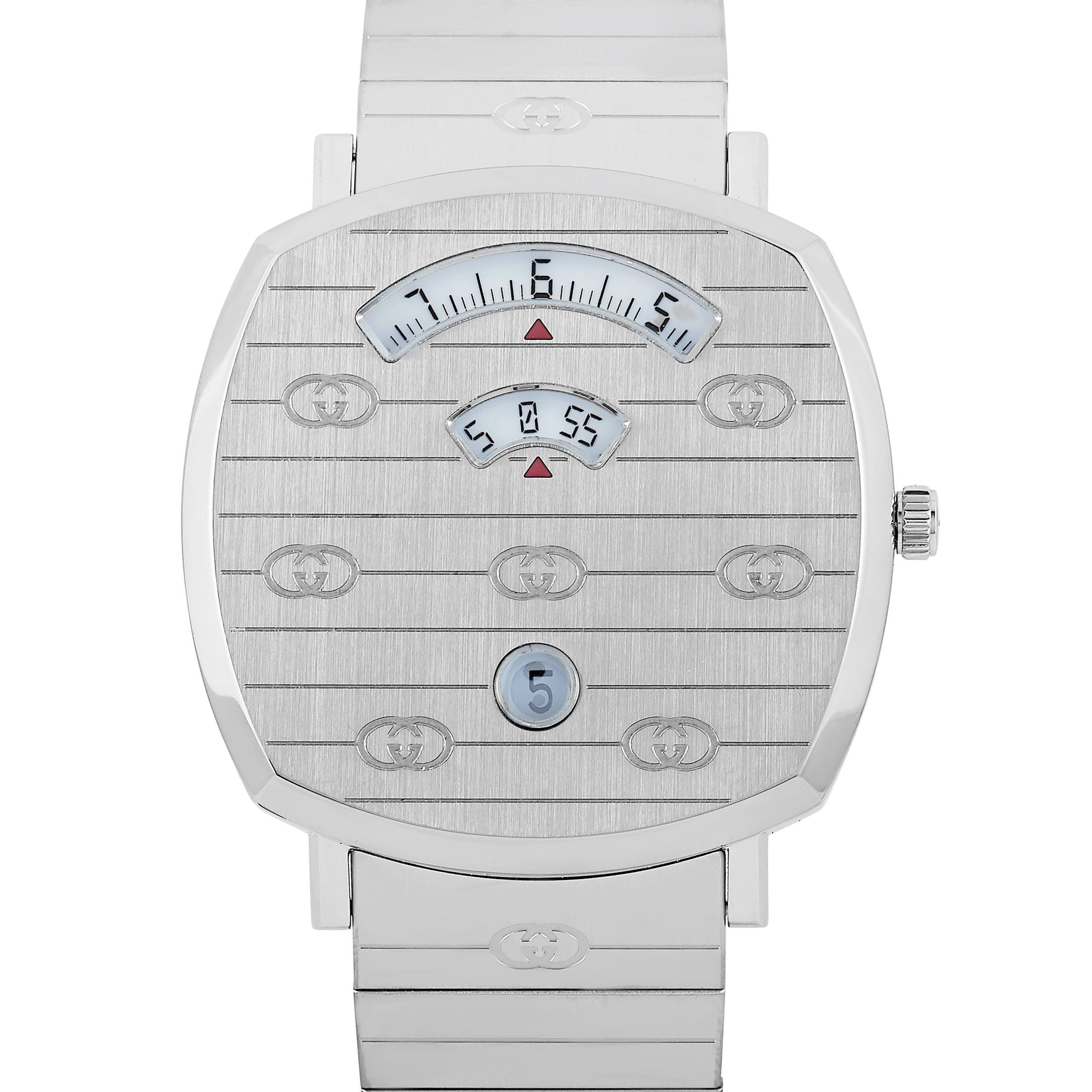 Men's Gucci Grip Stainless Steel Watch YA157410