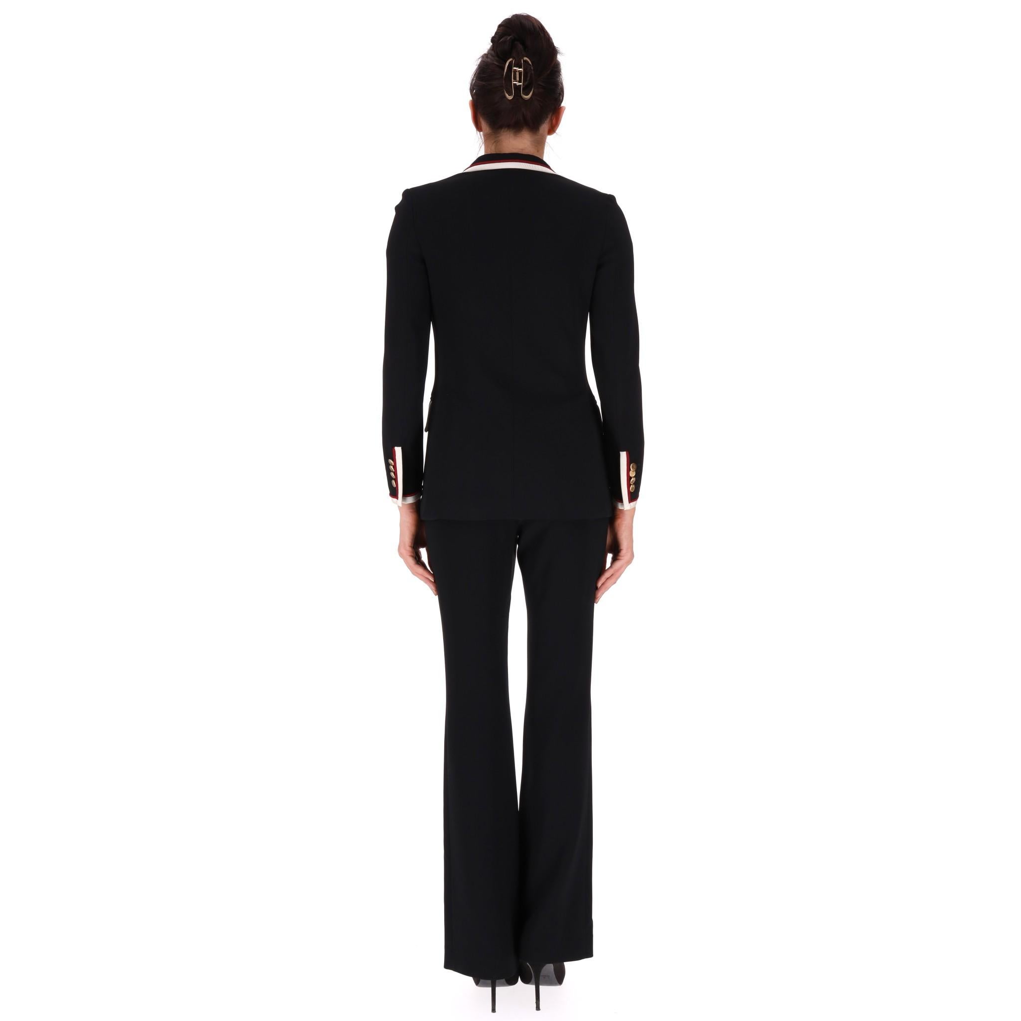 Blazer/Giacca in cady guarnito di Gucci In condizioni ottime in vendita a London, GB