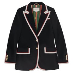 Blazer/Giacca in cady guarnito di Gucci
