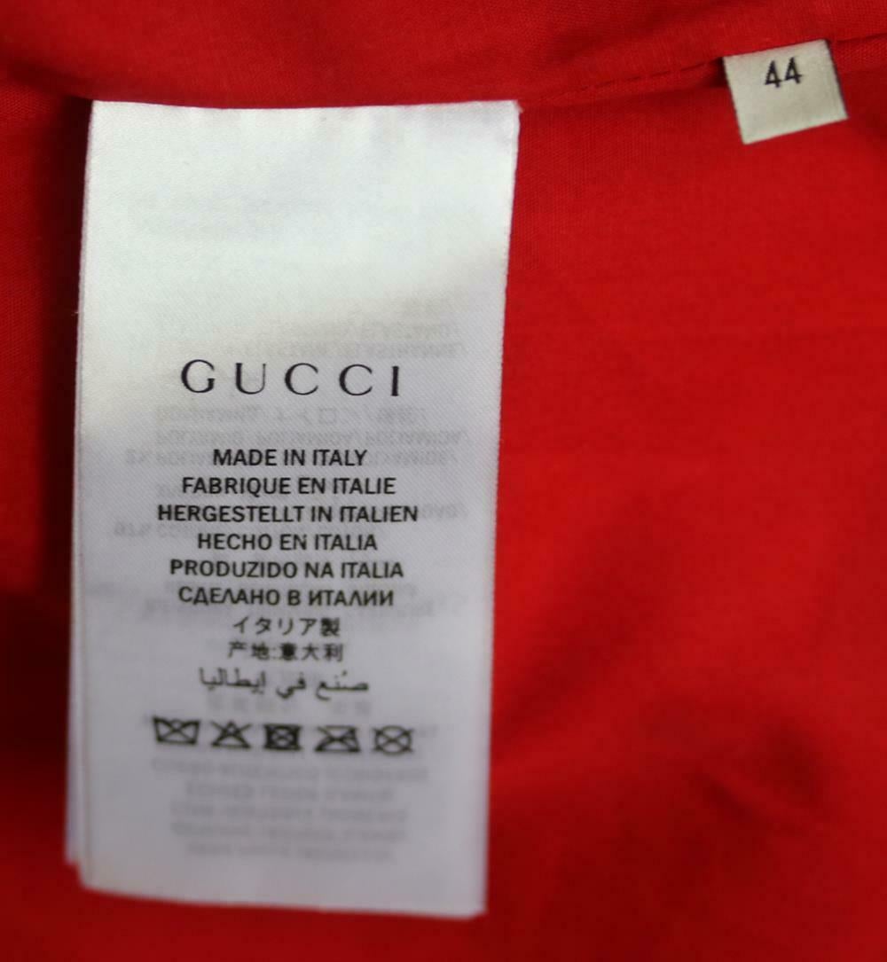 Beige Gucci Gucci Print Leather Bomber Jacket