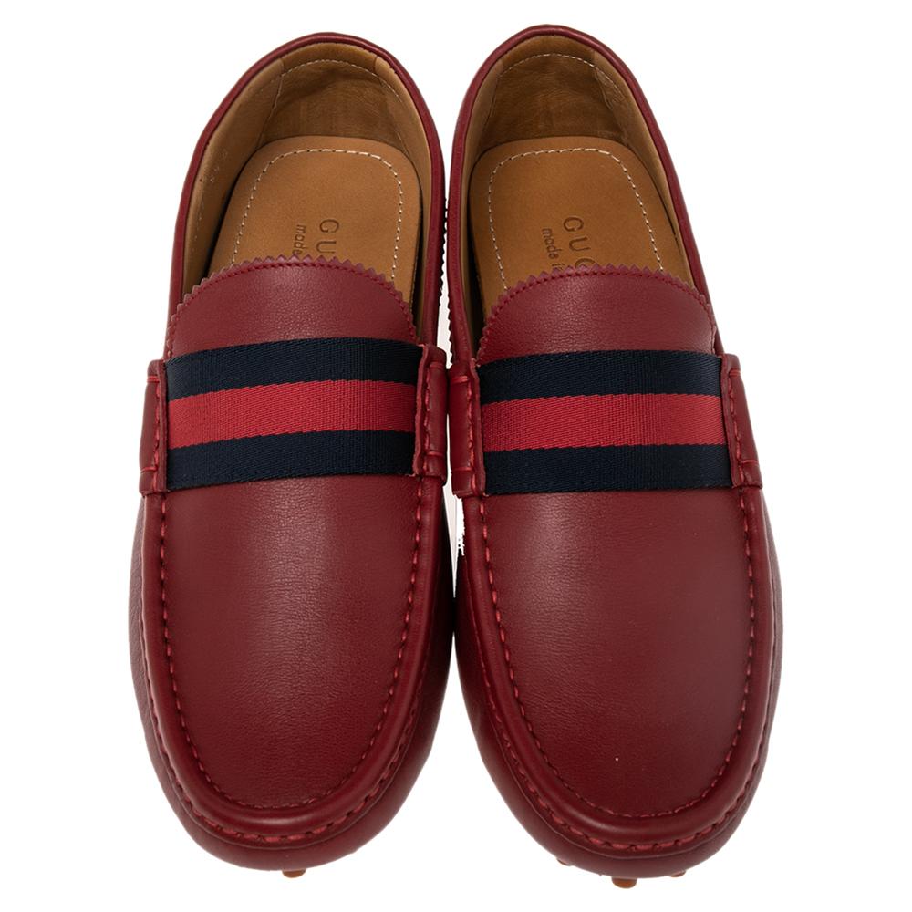 red gucci loafer