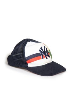 Gucci Gucci x NY Yankees Flower Embellished Logo Cap