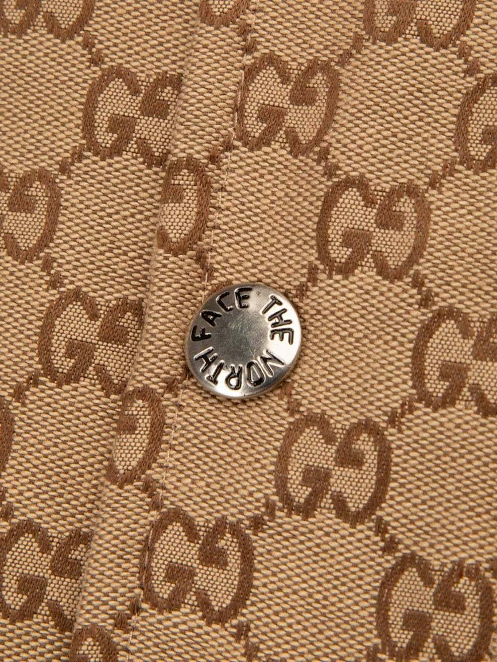 Gucci Gucci X The North Face Beige Puffer Coat Size L 2