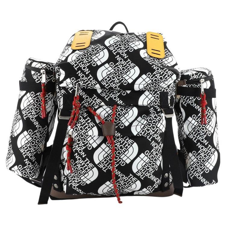 Printed Nylon Flap Backpack: Women's Designer Backpacks