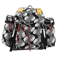 Gucci Gucci x The North Face Flap Backpack Printed Nylon Large
