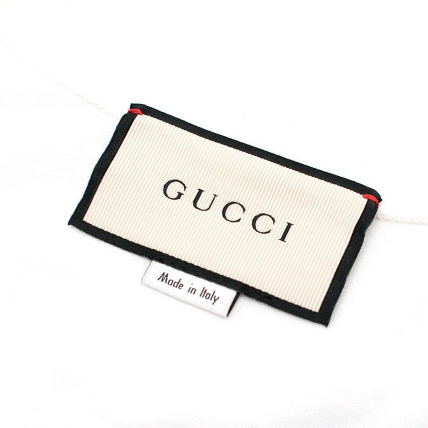 De las mujeres Camiseta Gucci Guccification Cat-Print US 0-2