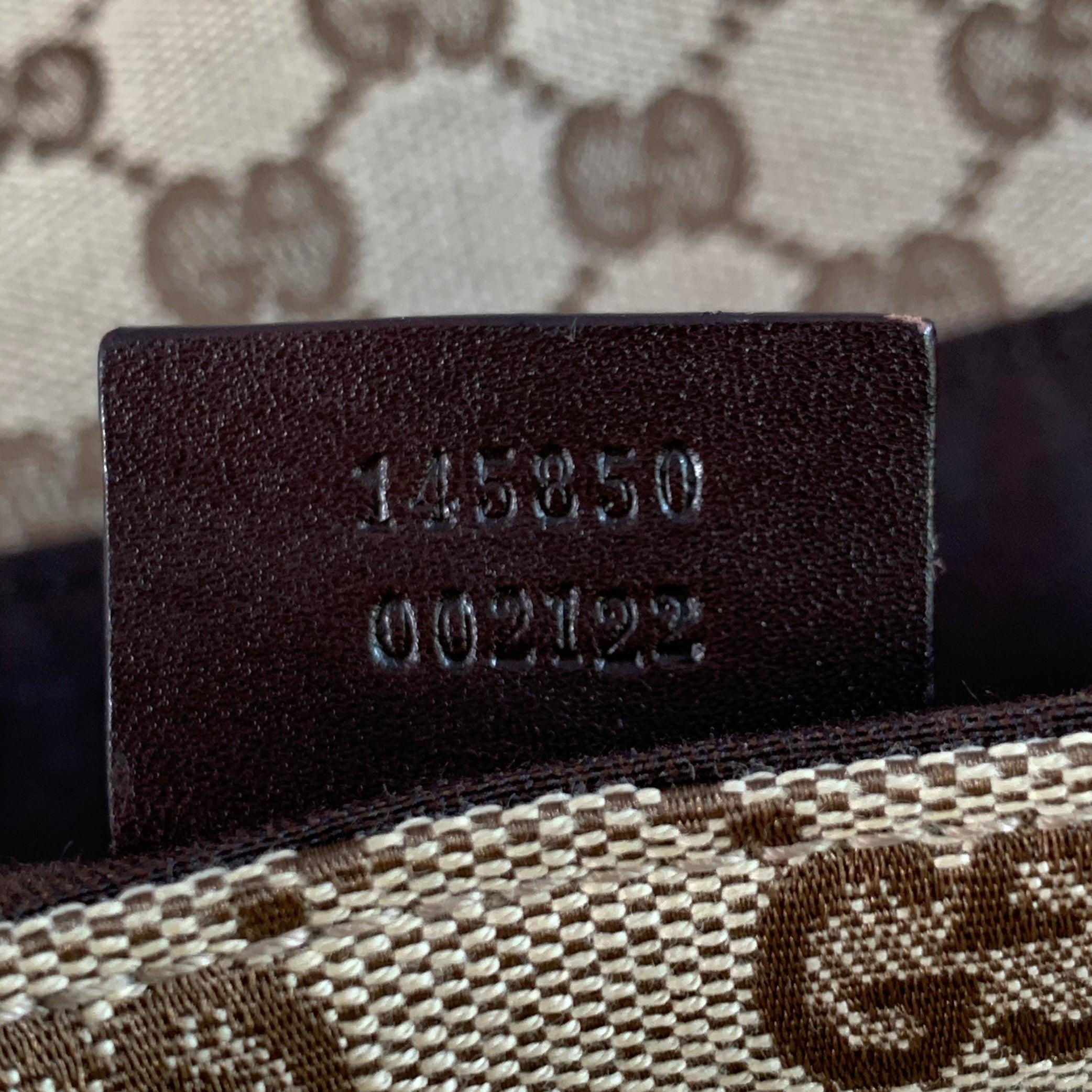 GUCCI Guccissima Brown Beige Monogram Canvas Leather Trim Messenger Bag For Sale 4