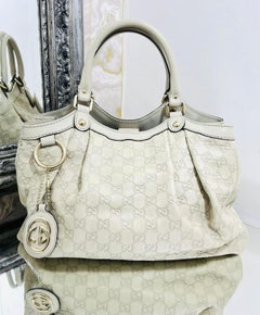 Gucci Guccissima GG Sukey Leather Bag
