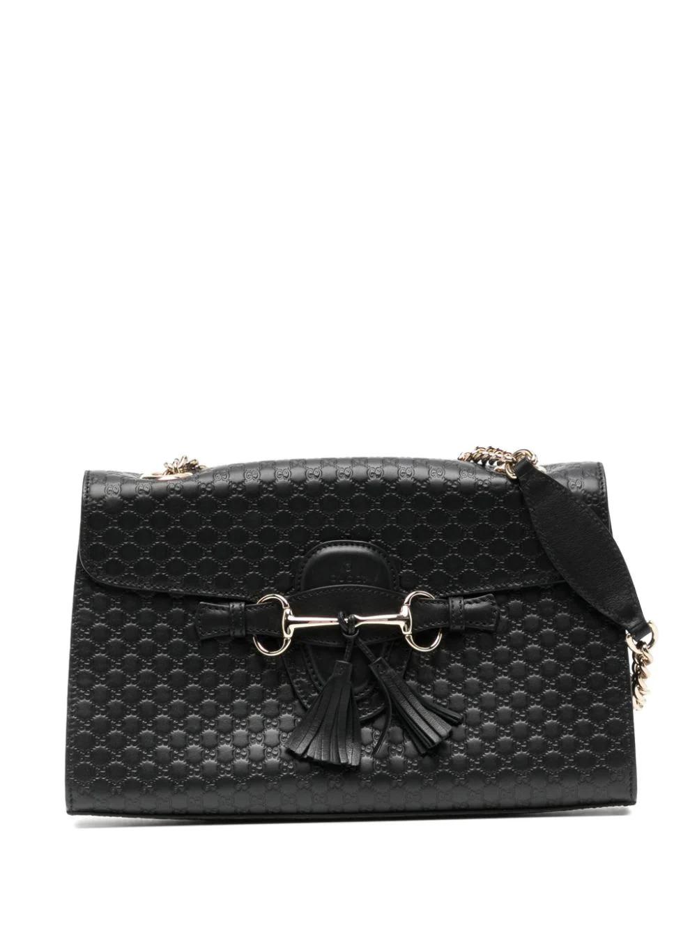 Gucci Guccissima horsebit-detail shoulder bag For Sale 1