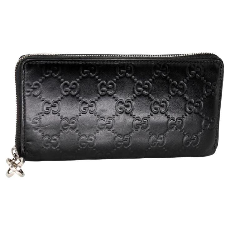Gucci Guccissima Large GM Zippy GG Wallet GG-1203P-0002 For Sale
