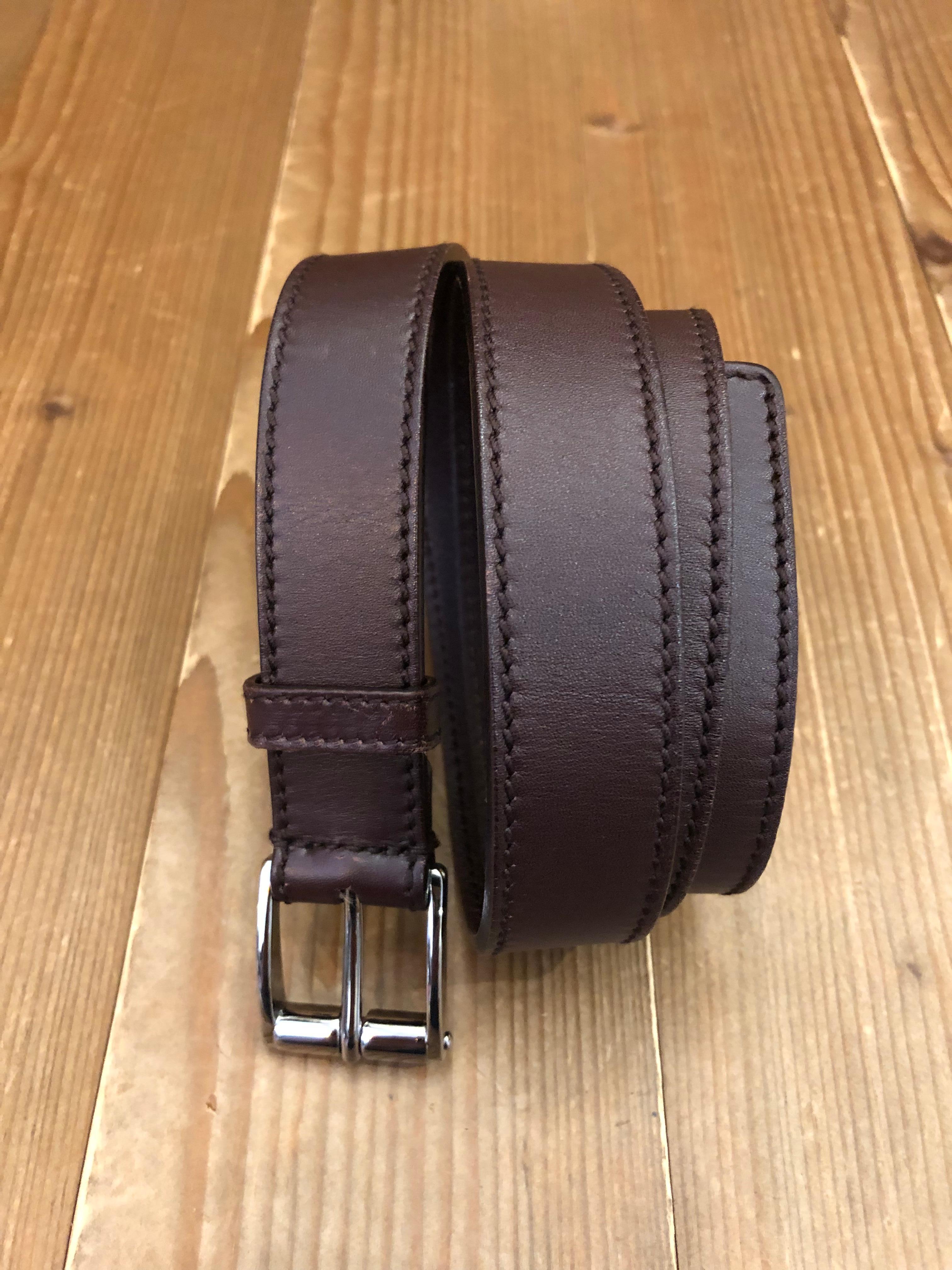 2000s GUCCI Guccissima Calfskin Leather Belt Bag Chocolate For Sale 5
