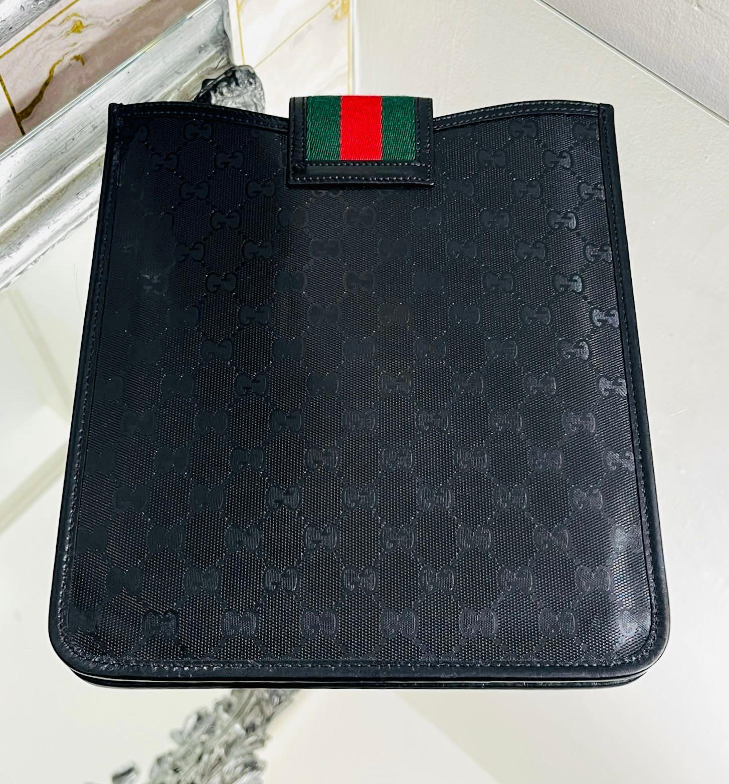 Women's or Men's Gucci Guccissima Leather iPad Case