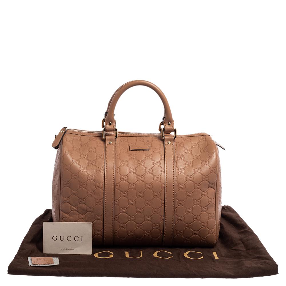 Gucci Guccissima Leather Medium Joy Boston Bag 5
