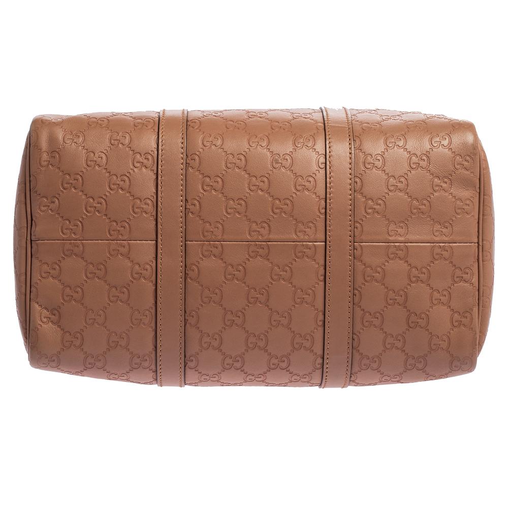 Gucci Guccissima Leather Medium Joy Boston Bag In Good Condition In Dubai, Al Qouz 2